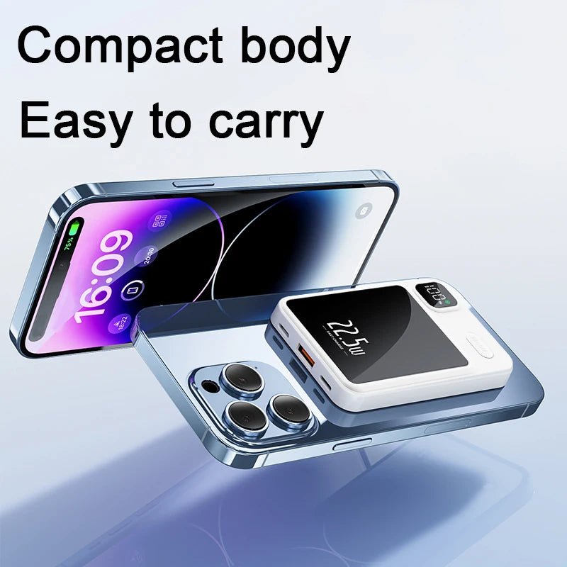 10000mAh Capacity Power Bank Magnetic Wireless 22.5W Ultra Super Fast Charging Magnetic Power Bank For Iphone15 Samsung - DivineLink1 | Electronics, Fitness, Household Essentials | Shop