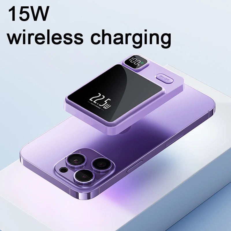 10000mAh Capacity Power Bank Magnetic Wireless 22.5W Ultra Super Fast Charging Magnetic Power Bank For Iphone15 Samsung - DivineLink1 | Electronics, Fitness, Household Essentials | Shop