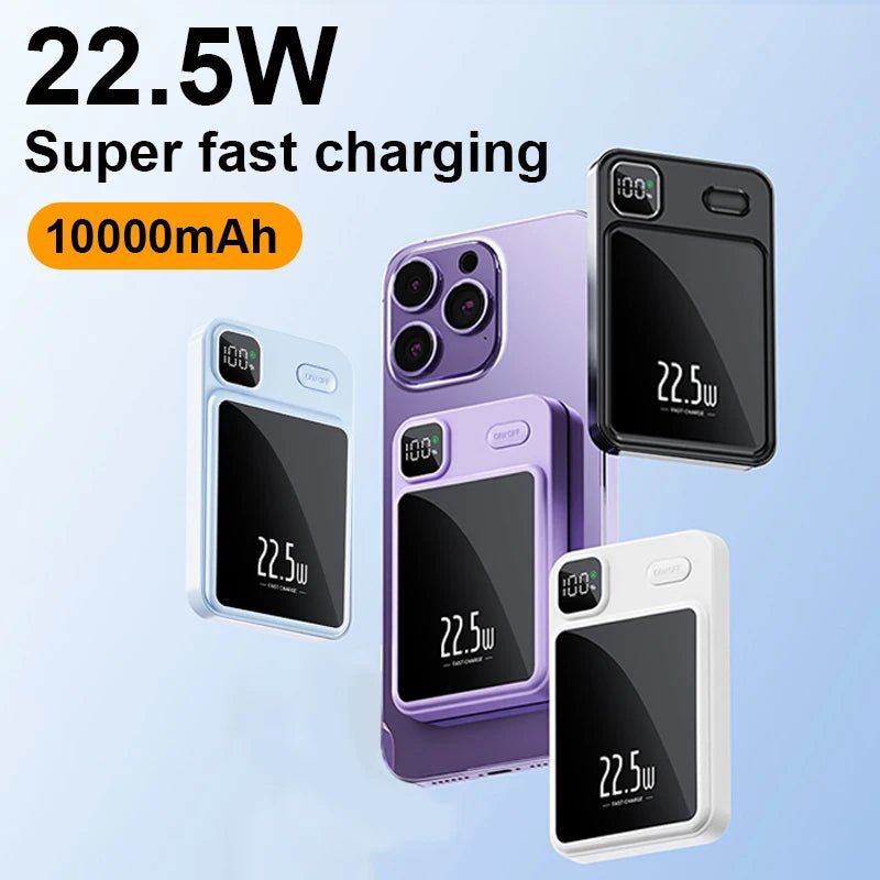 10000mAh Capacity Power Bank Magnetic Wireless 22.5W Ultra Super Fast Charging Magnetic Power Bank For Iphone15 Samsung - DivineLink1 | Electronics, Fitness, Household Essentials | Shop
