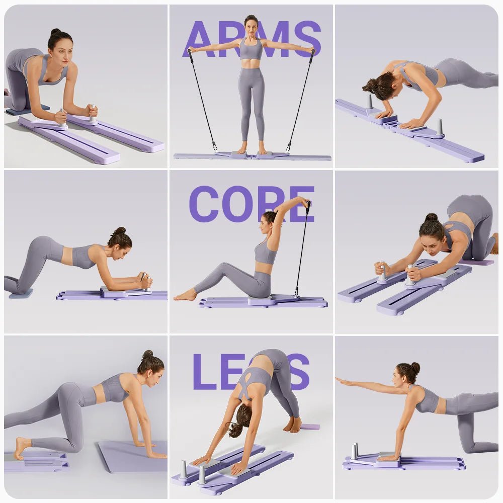 2 - in - 1 Abs & Ski Board - Portable Core/Leg Trainer, Split Pilates - Reformer for Home Gym, Lightweight Full - Body Fitness - DivineLink1 | Electronics, Fitness, Household Essentials | Shop