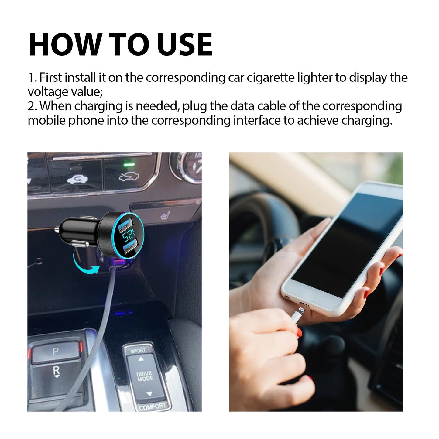 2 - In - I Sterl Th Car Signal Jammer With Charging Pod, Car Dual USB Interface Mobile Phone Multi - Function Charger - DivineLink1 | Electronics, Fitness, Household Essentials | Shop