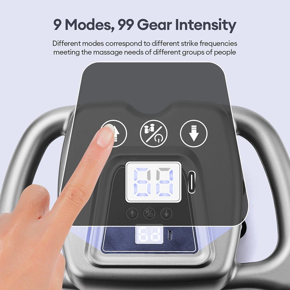 24 - Head Fascia Gun 99 Levels Strength High - Frequency Vibration Body Massage Gun Back and Waist Massager Neck Shoulder masajeador - DivineLink1 | Electronics, Fitness, Household Essentials | Shop