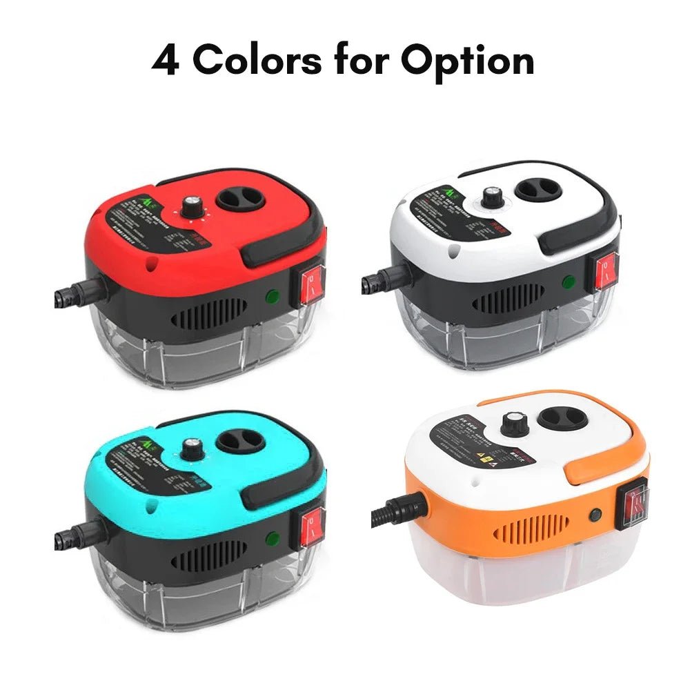 2500W Portable Handheld Steam Cleaner High Temperature Pressurized Steam Cleaning Machine with Brush Heads for Furniture Car - DivineLink1 | Electronics, Fitness, Household Essentials | Shop