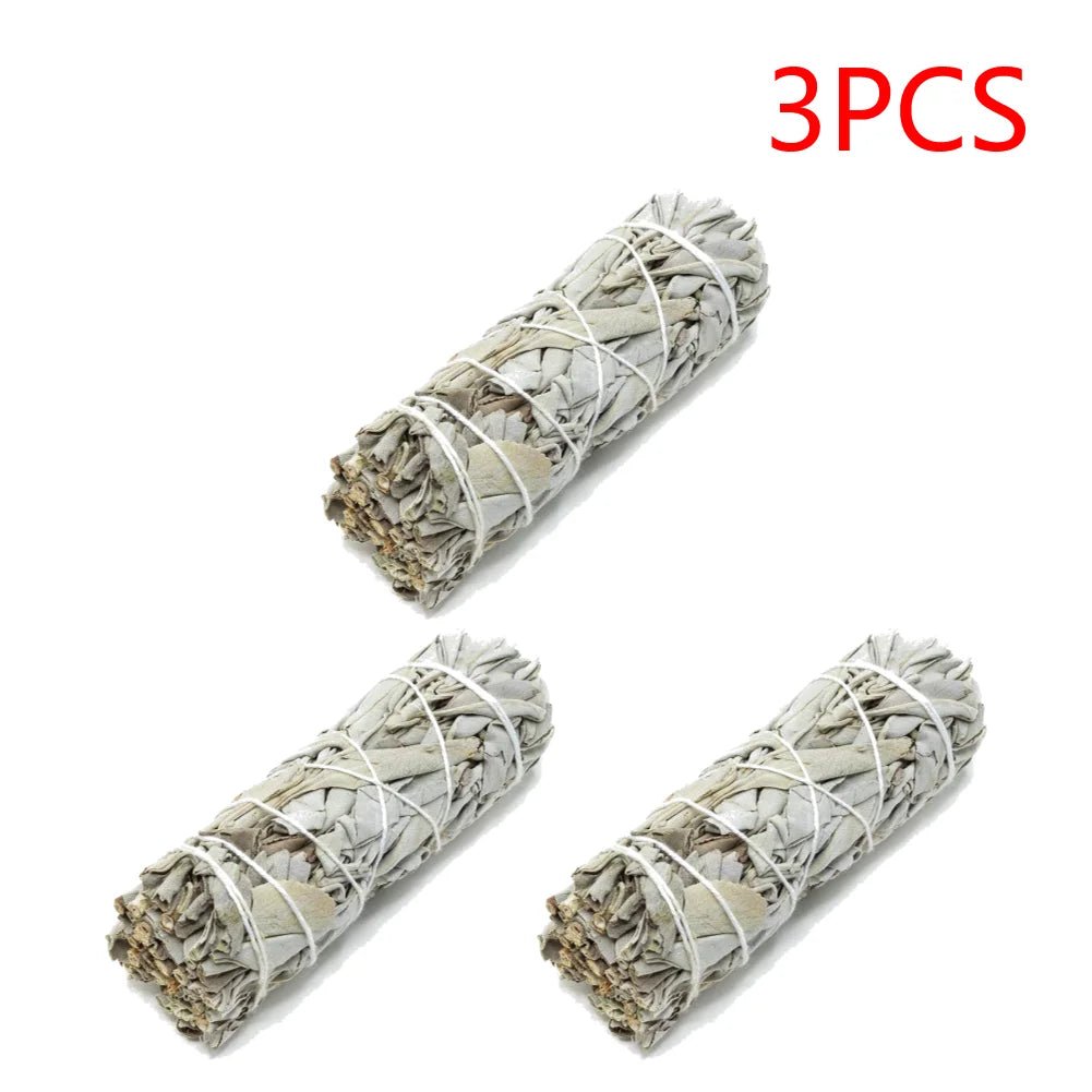 3 - 10PCS Incense White Sage Bundle Smudge Sticks Home Purification Incense White Sage Sticks Home Cleansing Burning Aromatherapy - DivineLink1 | Electronics, Fitness, Household Essentials | Shop