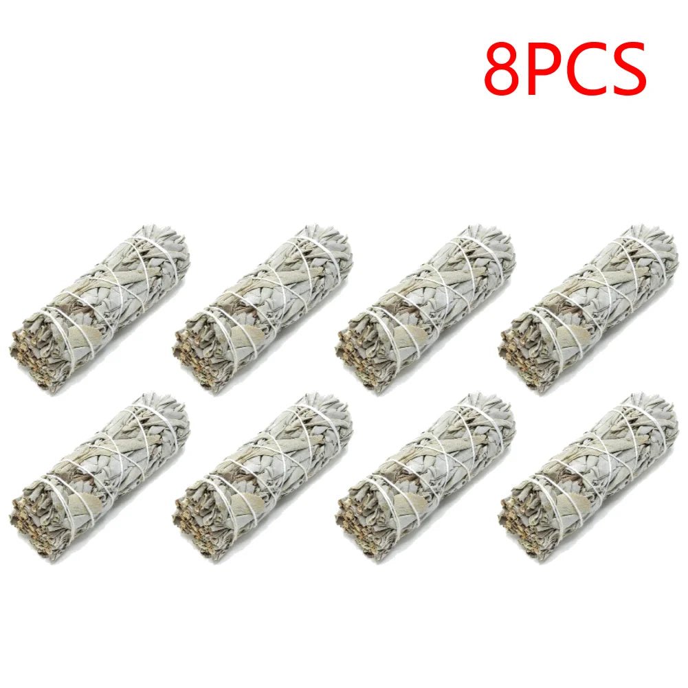 3 - 10PCS Incense White Sage Bundle Smudge Sticks Home Purification Incense White Sage Sticks Home Cleansing Burning Aromatherapy - DivineLink1 | Electronics, Fitness, Household Essentials | Shop