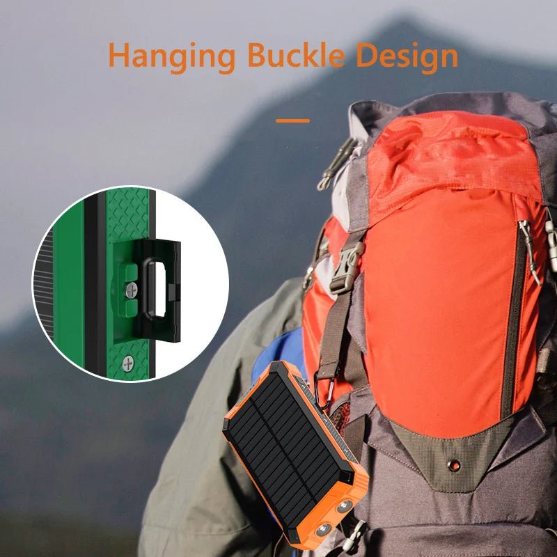 30000mAh Solar Mobile Power Bank Wireless Charger Built - in 4 Cables Six Outputs 15W Fast Charging Mobile Power Bank Suitable For - DivineLink1 | Electronics, Fitness, Household Essentials | Shop