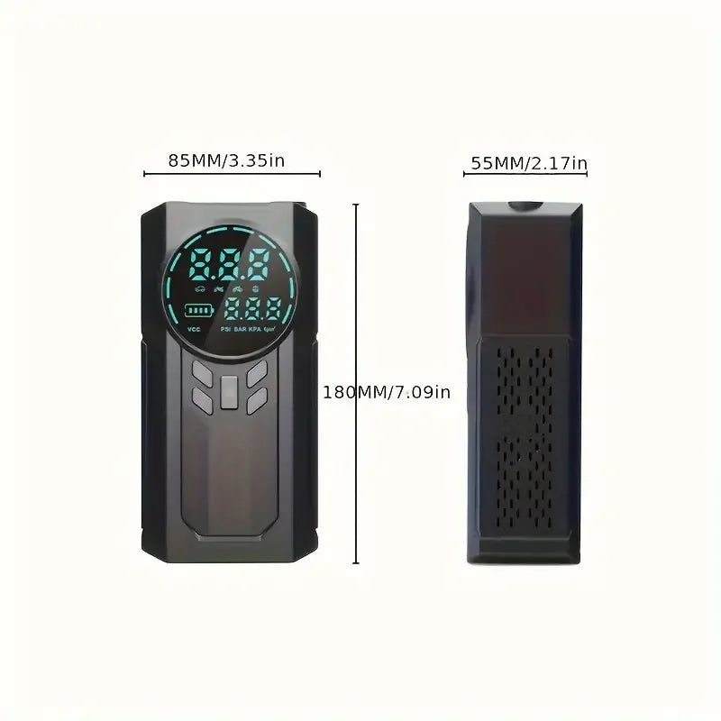 4 in 1 Car Jump Start Air Compressor 8400mAh Power Bank Portable Battery Booster Digital Tire Inflator with DC Cigarette Lighter - DivineLink1 | Electronics, Fitness, Household Essentials | Shop