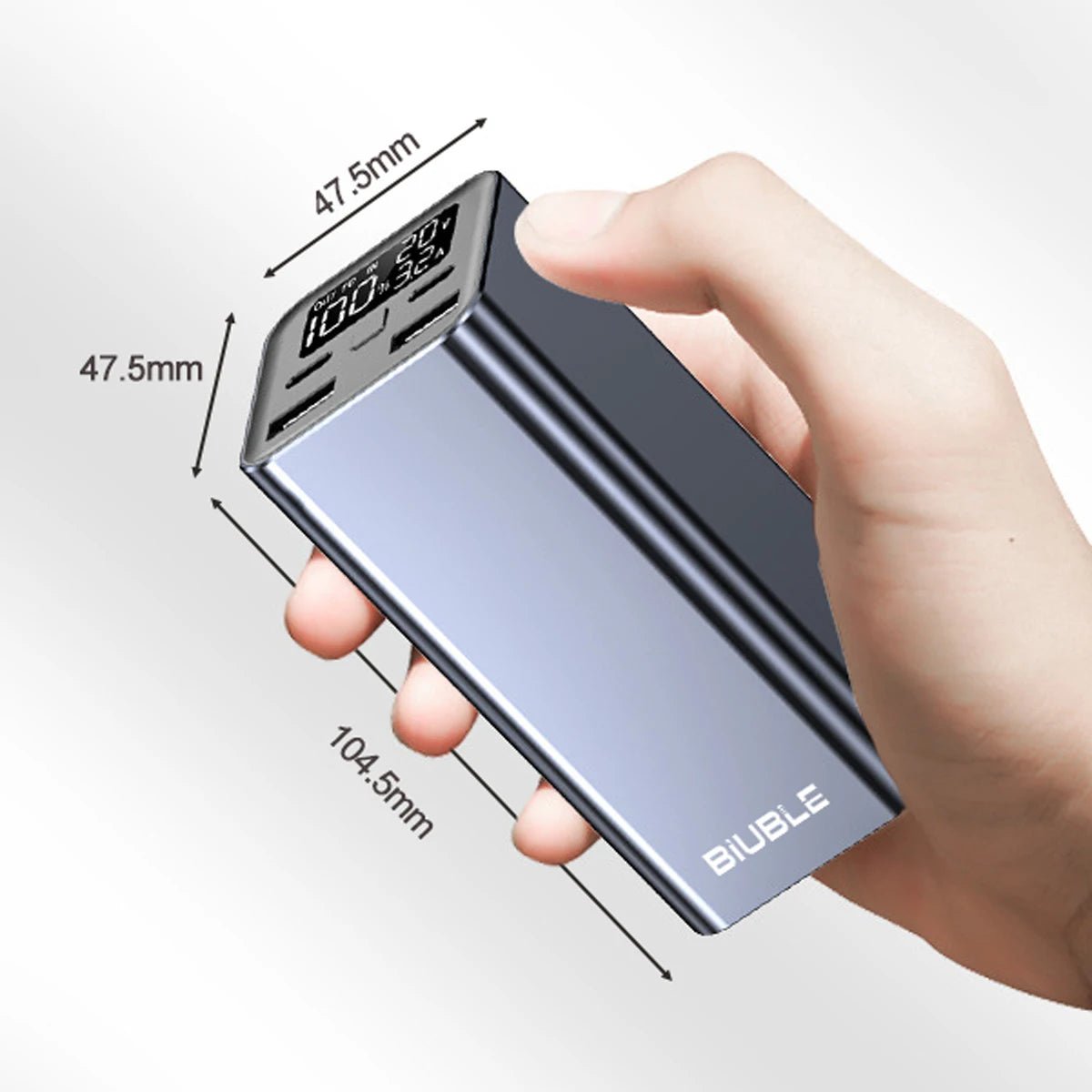 65W Mobile Power Bank 30000mAh Type - C Plug Fast Charging FCP SCP Mobile Power Bank Portable External Charger for Smartphones - DivineLink1 | Electronics, Fitness, Household Essentials | Shop