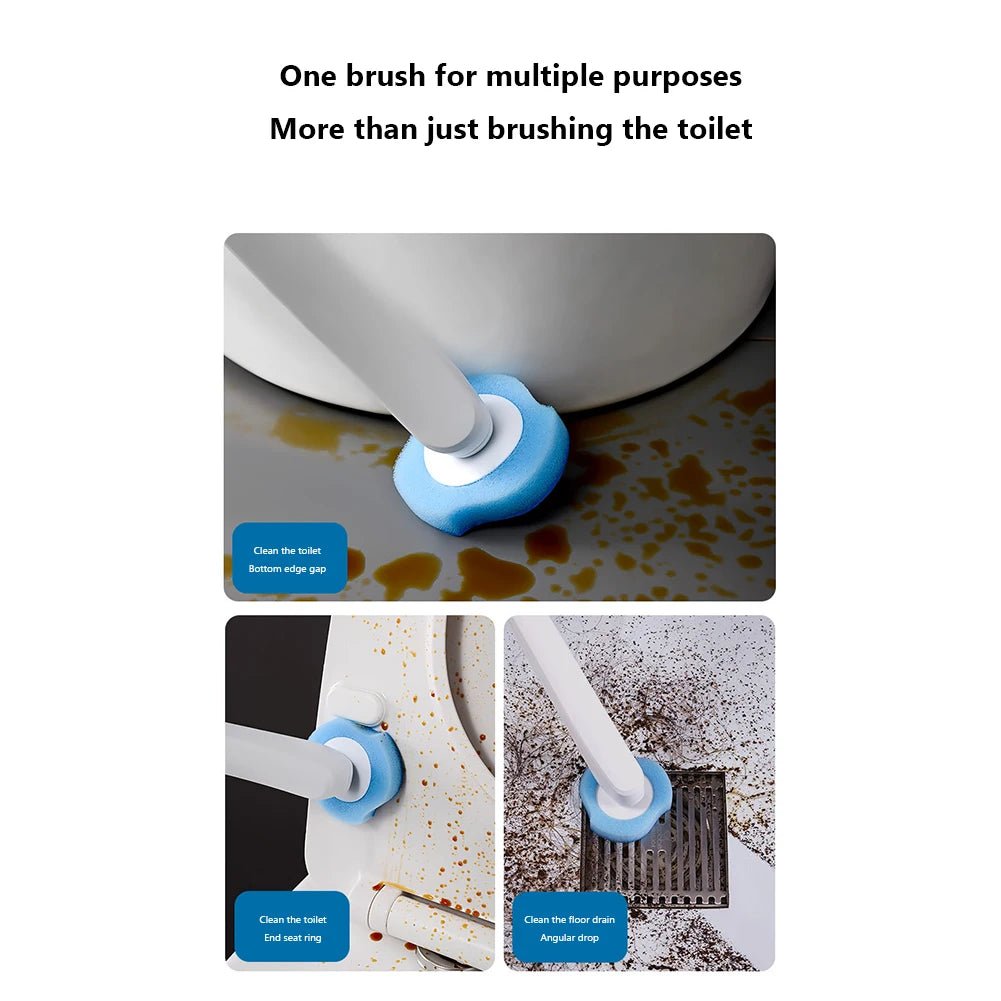 8 - 32PCS Disposable Toilet Bowl Brush Long Handle Cleaner Brush & Replacement Cleaning Heads Toilet Brush WC Toilet Accessories - DivineLink1 | Electronics, Fitness, Household Essentials | Shop