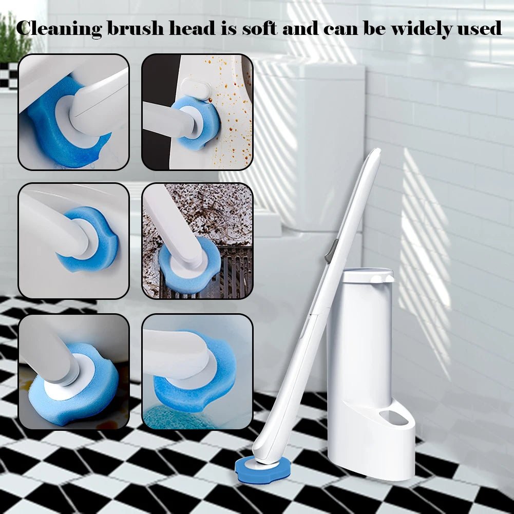 8 - 32PCS Disposable Toilet Bowl Brush Long Handle Cleaner Brush & Replacement Cleaning Heads Toilet Brush WC Toilet Accessories - DivineLink1 | Electronics, Fitness, Household Essentials | Shop