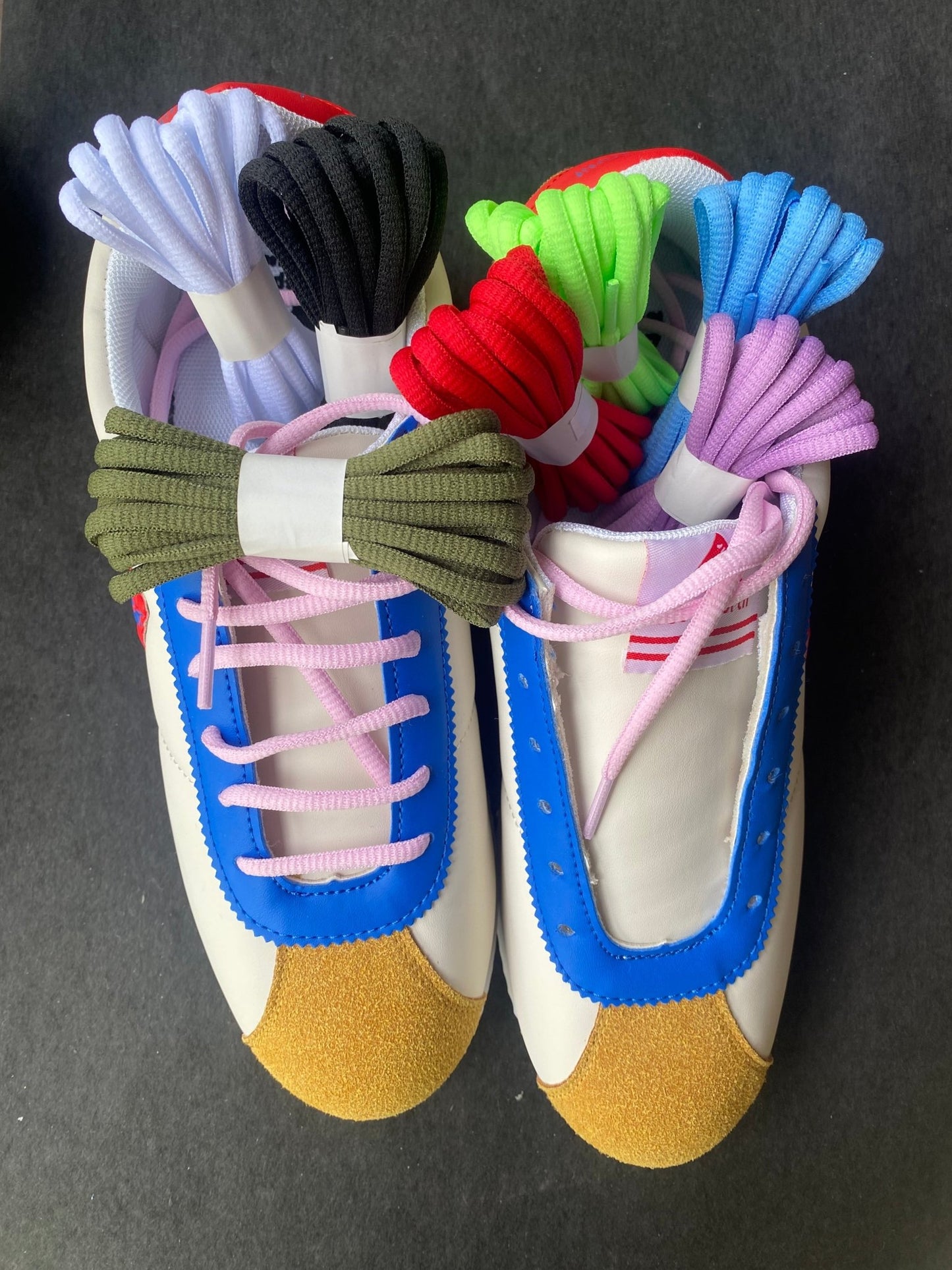 8 pairs of 8 - color shoelaces - semi - circular - DivineLink1 | Electronics, Fitness, Household Essentials | Shop