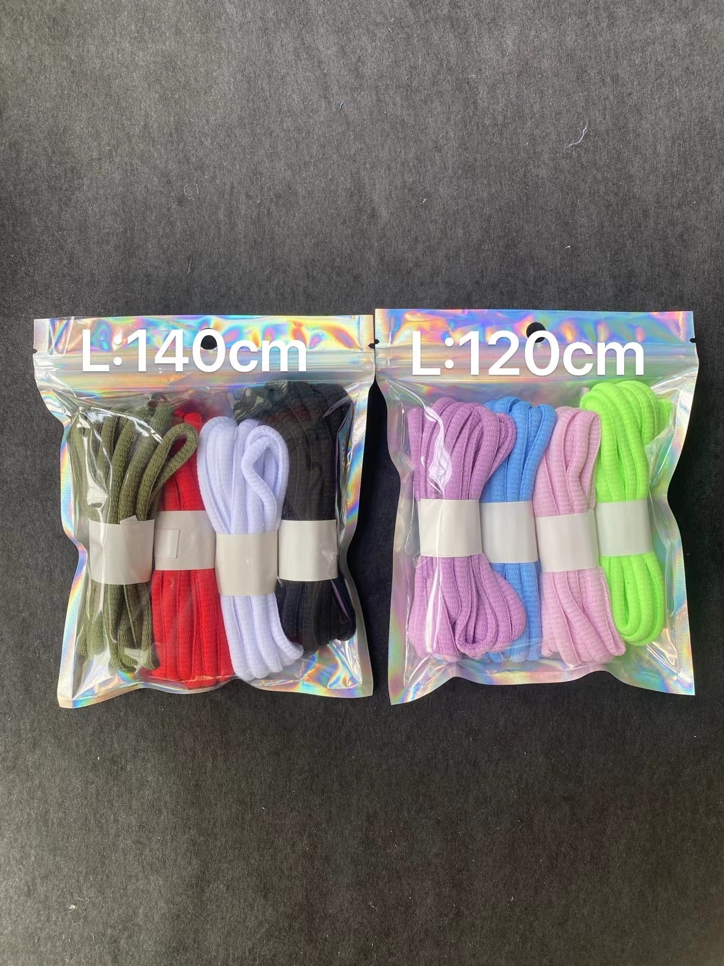8 pairs of 8 - color shoelaces - semi - circular - DivineLink1 | Electronics, Fitness, Household Essentials | Shop