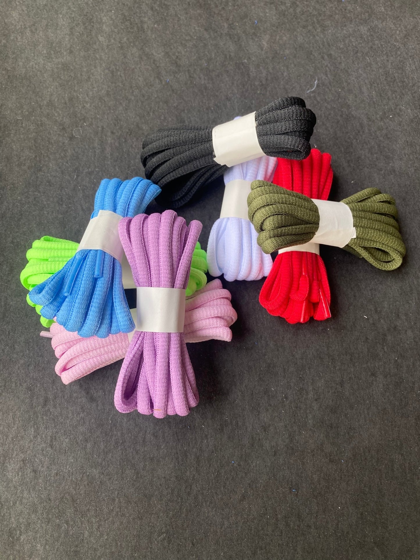 8 pairs of 8 - color shoelaces - semi - circular - DivineLink1 | Electronics, Fitness, Household Essentials | Shop
