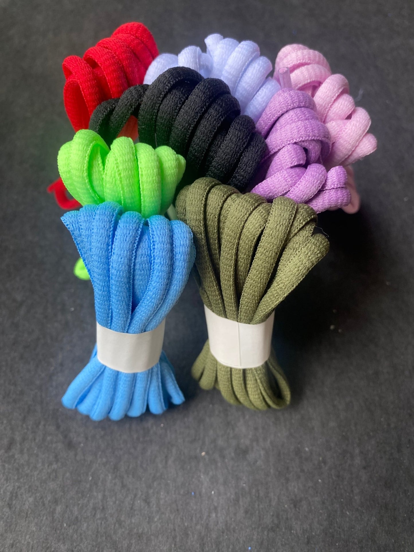8 pairs of 8 - color shoelaces - semi - circular - DivineLink1 | Electronics, Fitness, Household Essentials | Shop