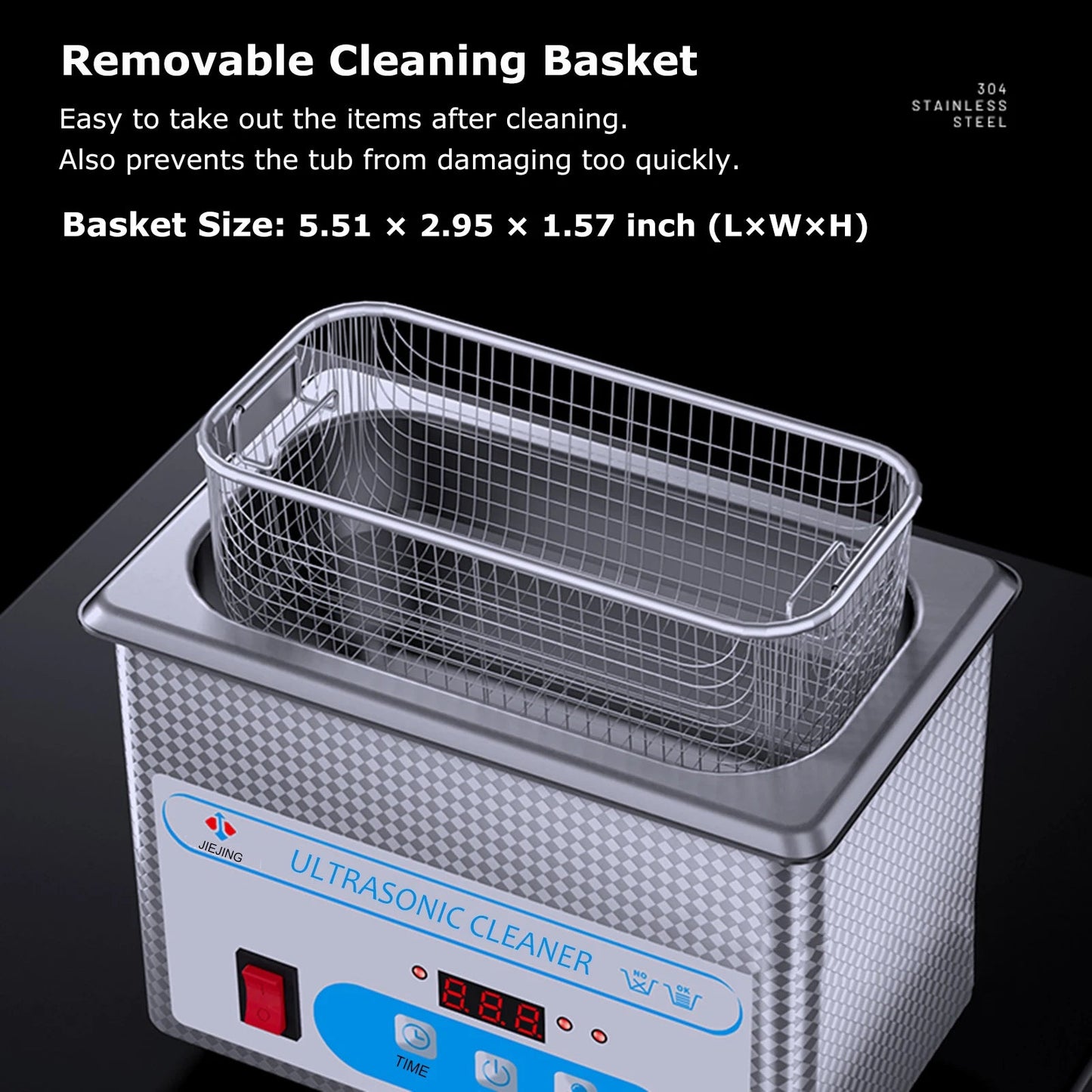 800ml Ultrasonic Cleaner 40kHz Ultra Sonic Cleaner with Timer Ultrasonic Jewelry Cleaner Ultrasonic Cleaning Machine - DivineLink1 | Electronics, Fitness, Household Essentials | Shop