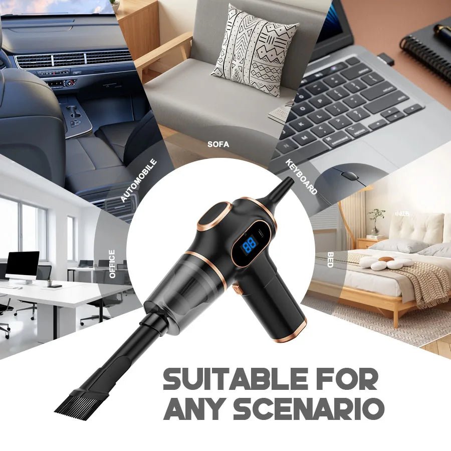 ABS Wireless Car Vacuum Cleaner Home Appliance Sofa Office High - Power Household Cleaning Machine Mini Vacuum Carpet Cleaner - DivineLink1 | Electronics, Fitness, Household Essentials | Shop