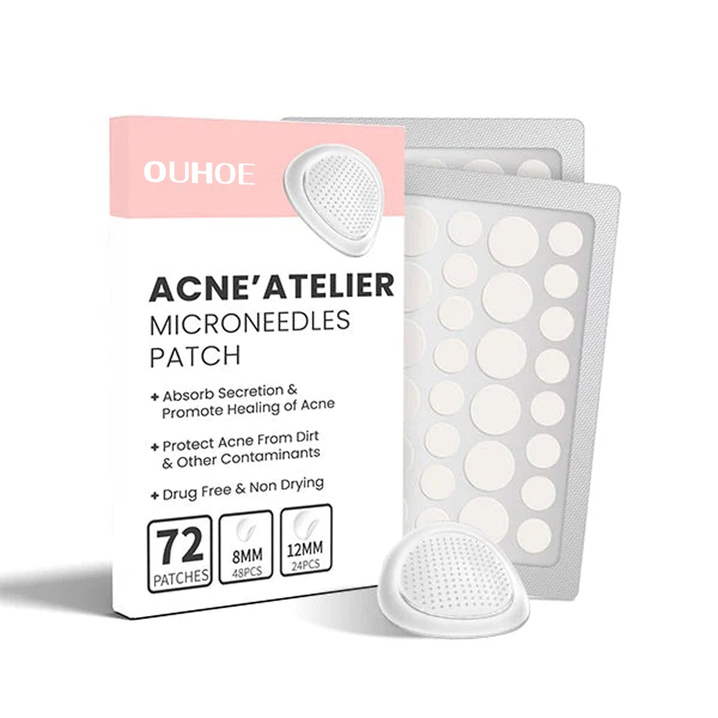 Acne Patch, Repair Acne Pimple Facial Redness Clean Pores Moisturize Skin Patch - DivineLink1 | Electronics, Fitness, Household Essentials | Shop