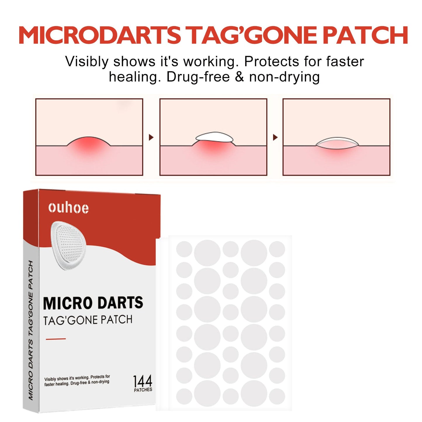 Acne Patch, Skin Clean Acne Pimple Moles Gram Wart Corns Spot Patch - DivineLink1 | Electronics, Fitness, Household Essentials | Shop