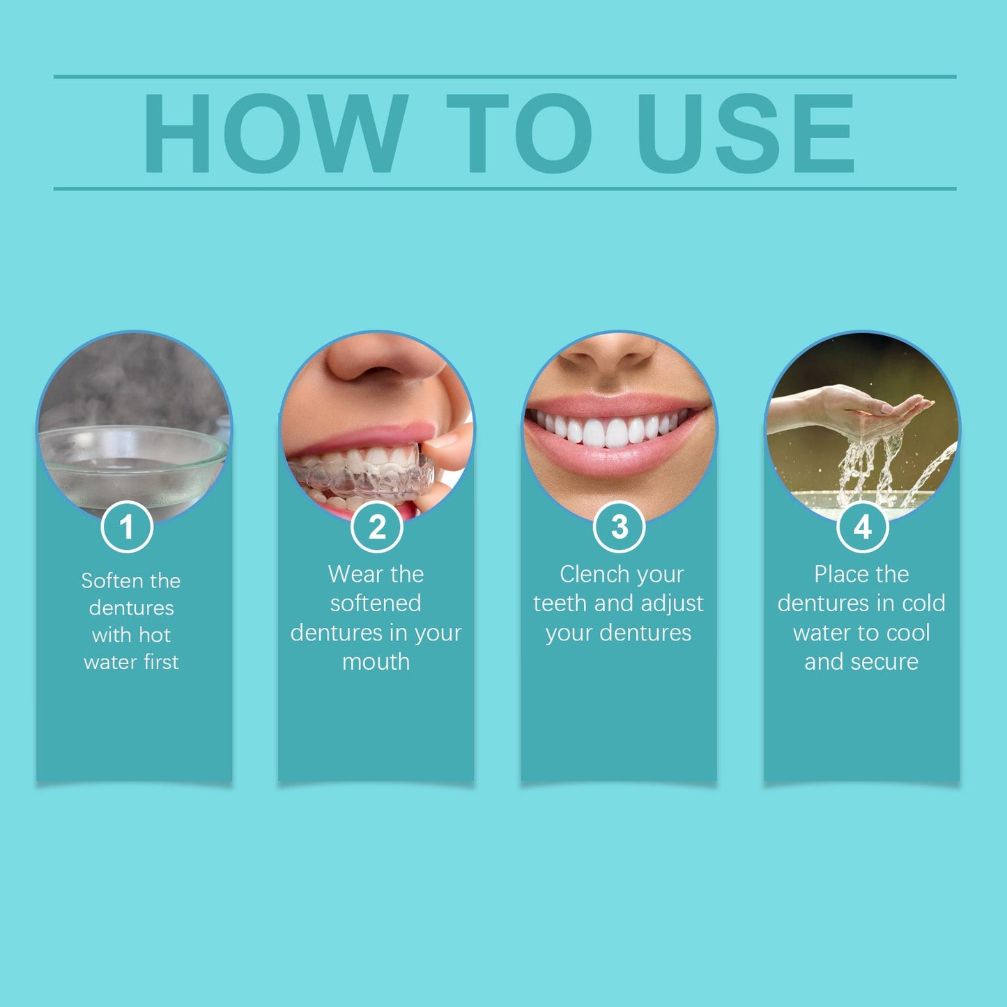 Adjustable Buckle Dentures, Comfortable Adjustable Dentures To Fit The Mouth Chewing Force And Fit The Teeth - DivineLink1 | Electronics, Fitness, Household Essentials | Shop