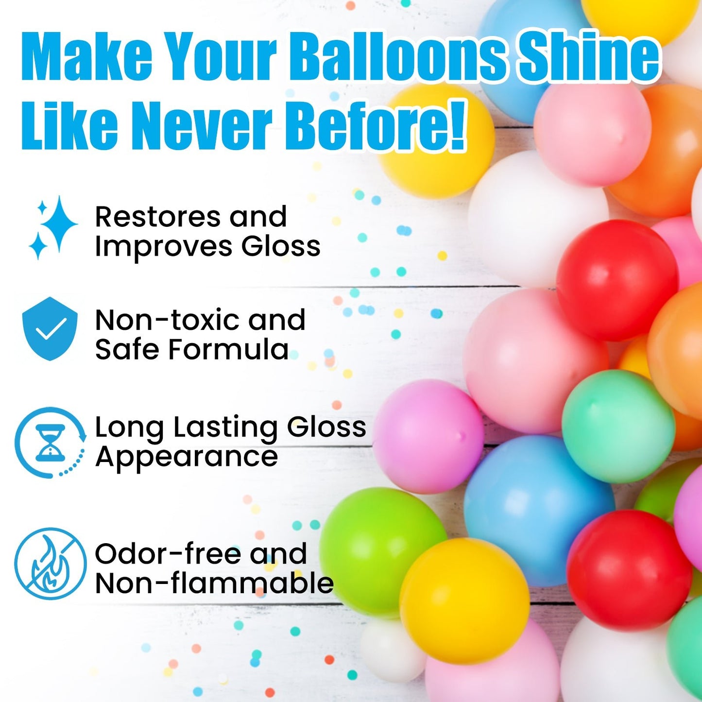 Aerosol Balloon Spray, Balloon Surface Texture Gloss Lasting Non Oxidation Fading Spray - DivineLink1 | Electronics, Fitness, Household Essentials | Shop