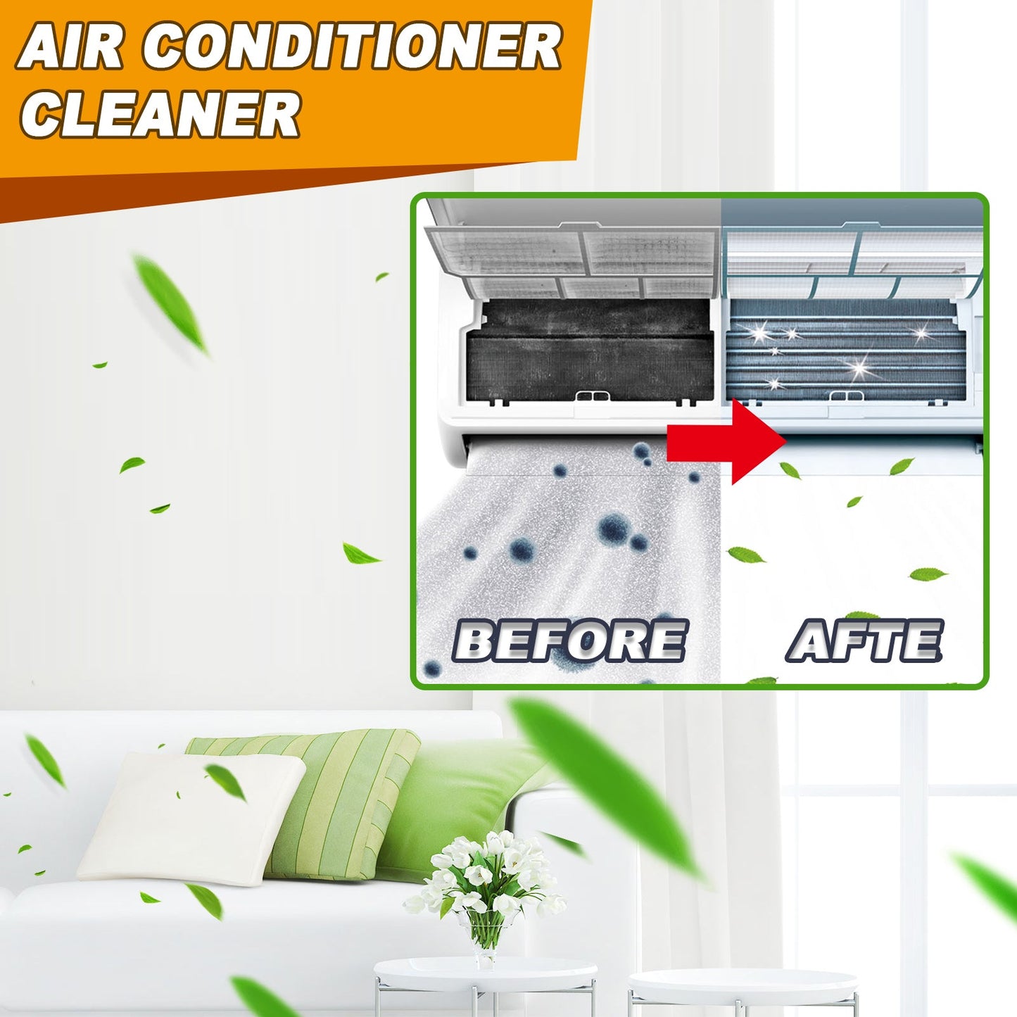 Air Conditioner Cleaner, Household Air Conditioner Hang - Up, Non - Dismantling, Odorless Descaling, Foam Air Conditioner Cleaning - DivineLink1 | Electronics, Fitness, Household Essentials | Shop