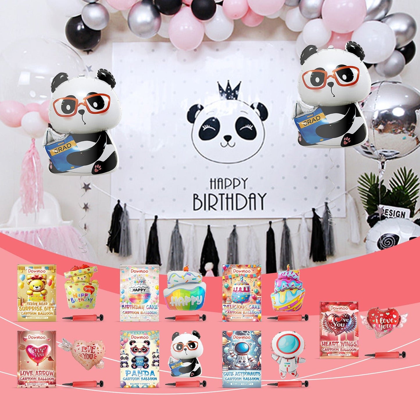 Ambience Balloon Set Valentine's Day Proposal Wedding Anniversary Date Birthday Party Decoration - DivineLink1 | Electronics, Fitness, Household Essentials | Shop