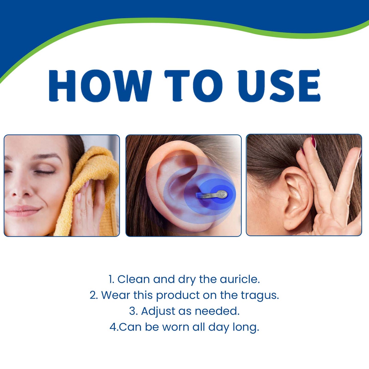 Auri - calm Tinnitus Relief Device, Relieve Ear Pain Tinnitus And Ear Discomfort Ear Massage Care Ear Clips - DivineLink1 | Electronics, Fitness, Household Essentials | Shop