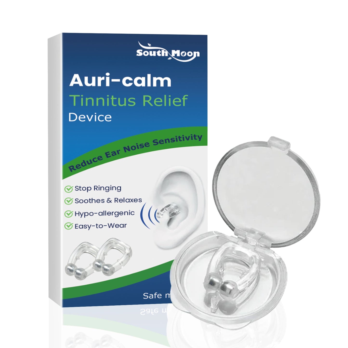 Auri - calm Tinnitus Relief Device, Relieve Ear Pain Tinnitus And Ear Discomfort Ear Massage Care Ear Clips - DivineLink1 | Electronics, Fitness, Household Essentials | Shop