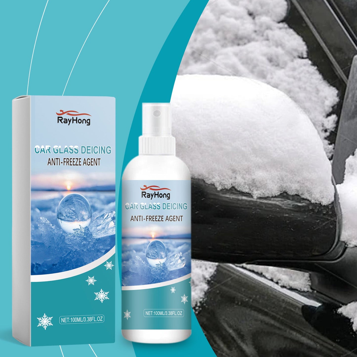 Automotive Glass Deicing And Antifreeze Agent, Anti - Fog And Dustproof Vision Agent For Automotive Front Windshield - DivineLink1 | Electronics, Fitness, Household Essentials | Shop