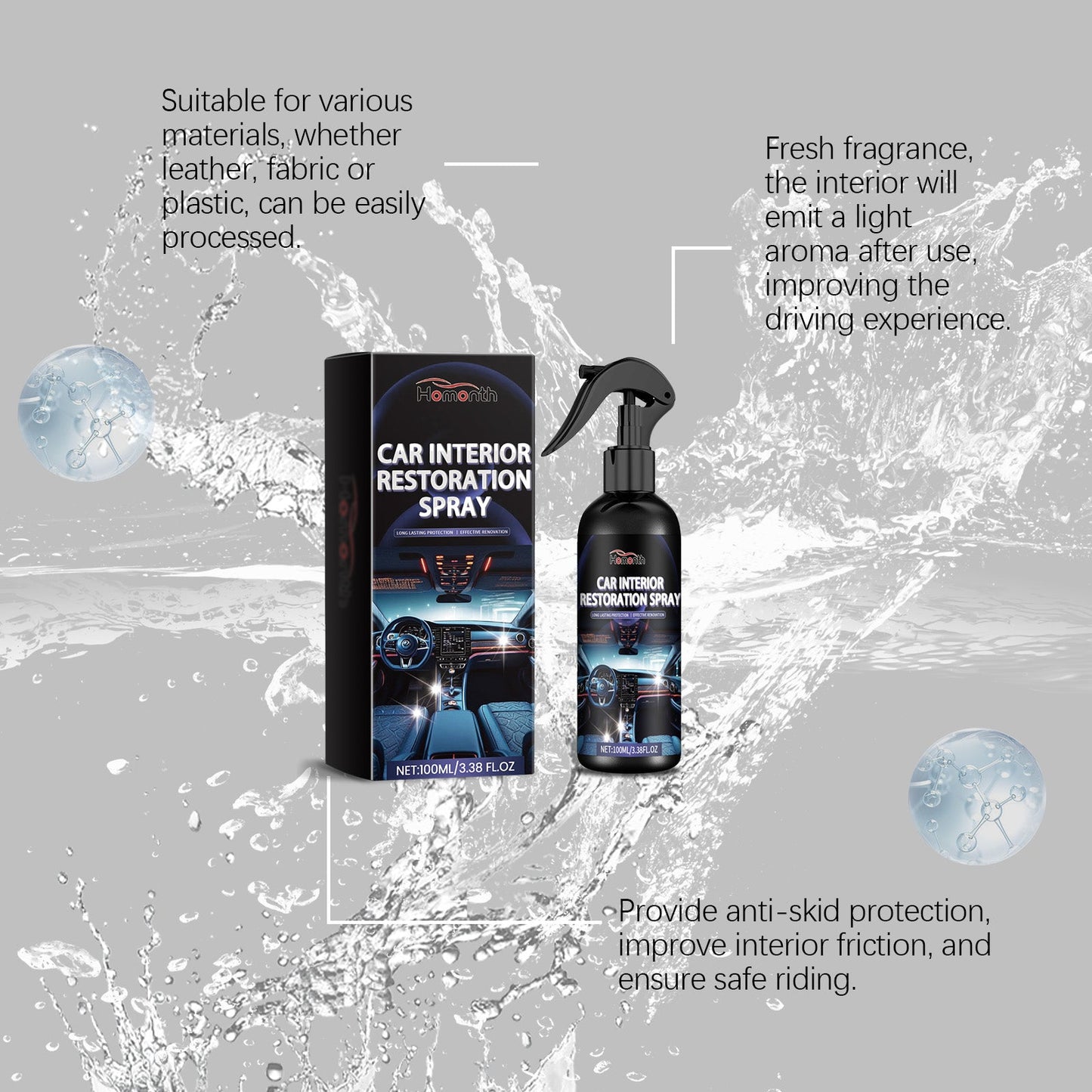 Automotive Interior Retreader Deep Cleaning, Waterproof And Anti - Fouling Reconditioning Interior Maintenance Cleaner - DivineLink1 | Electronics, Fitness, Household Essentials | Shop