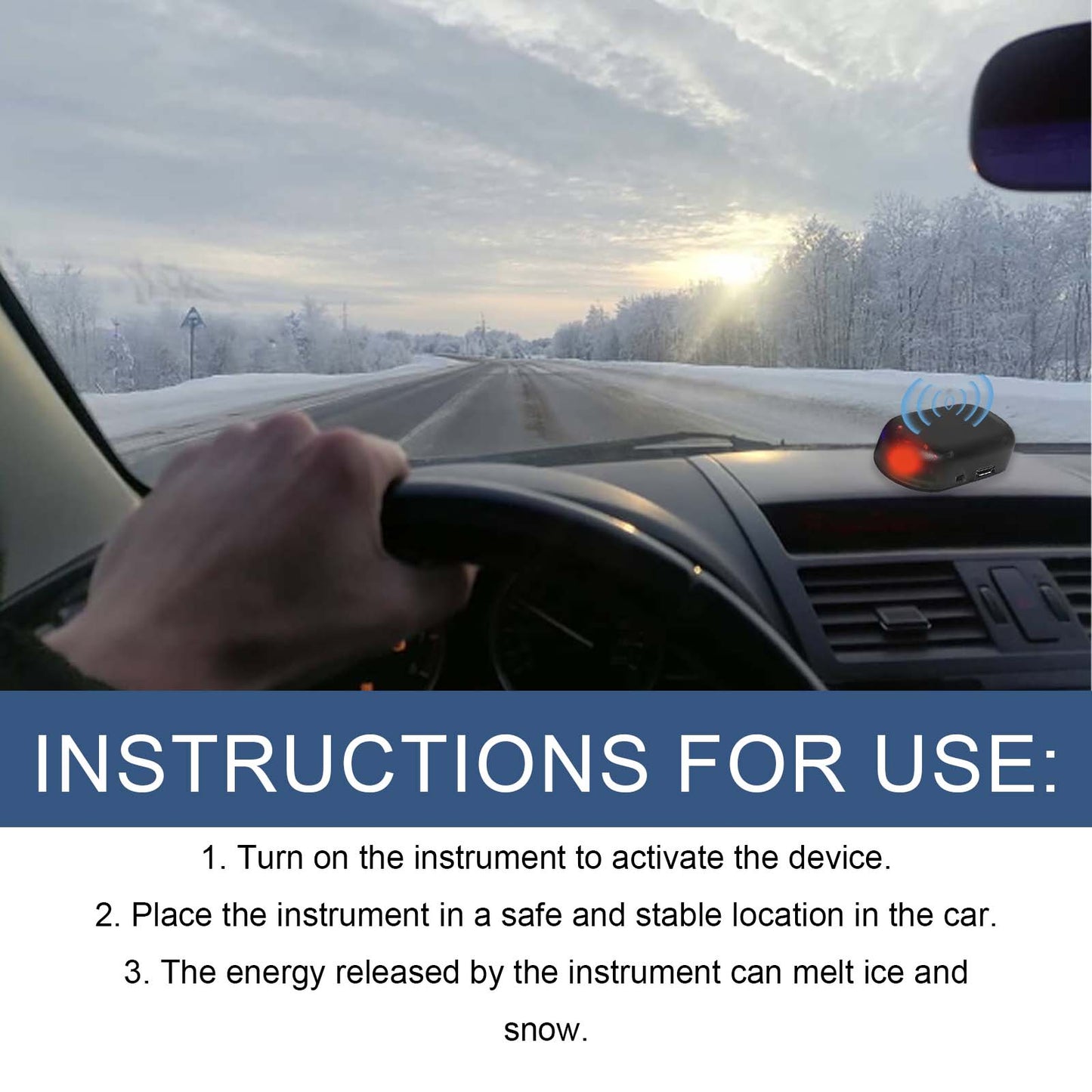Automotive Snow Removal Tools, Glass Deicing Snow Melting Fast Portable Mini Deicer - DivineLink1 | Electronics, Fitness, Household Essentials | Shop
