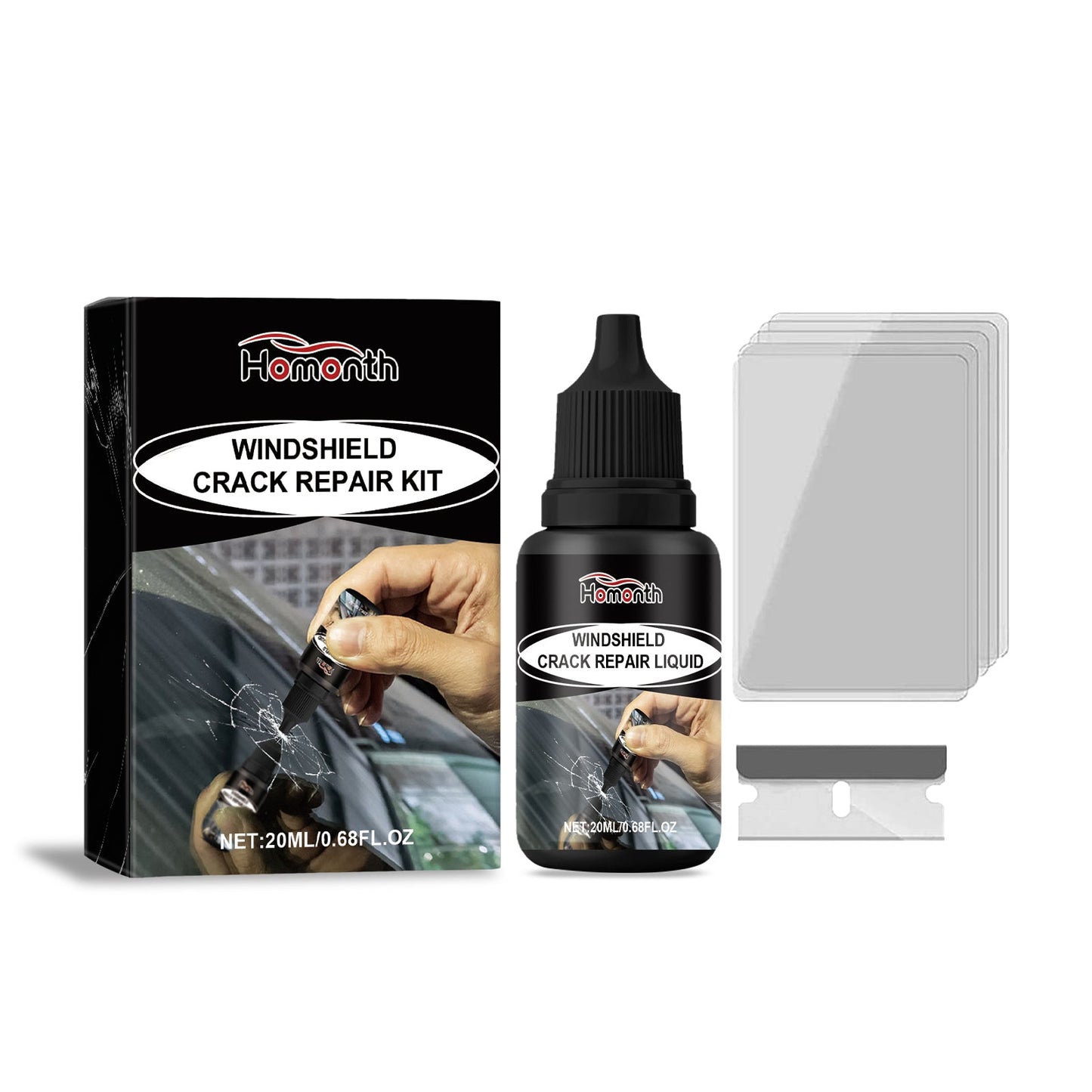 Automotive Windshield Repair Fluid Automotive Glass Cleaning Crack Repair Agent Clear Vision - DivineLink1 | Electronics, Fitness, Household Essentials | Shop