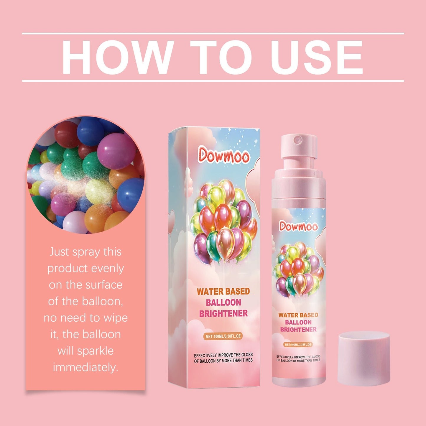 Balloon Brightener Scene Balloon Decoration Appearance Boost Gloss Long - Lasting Portable Brightener - DivineLink1 | Electronics, Fitness, Household Essentials | Shop