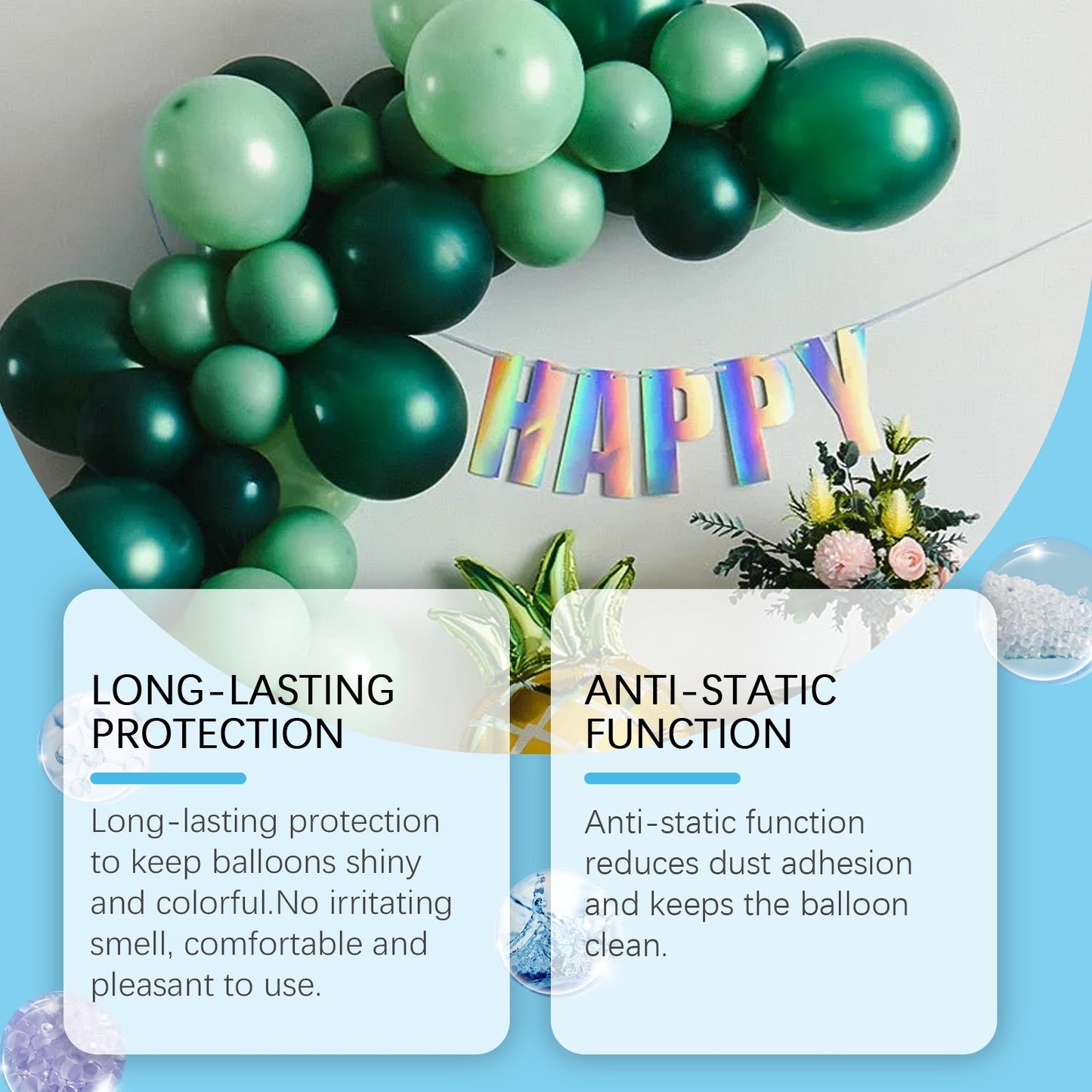 Balloon Decoration Brightener Spray, Balloon Surface Texture Gloss Anti - Oxidation Lasting Shine Spray - DivineLink1 | Electronics, Fitness, Household Essentials | Shop