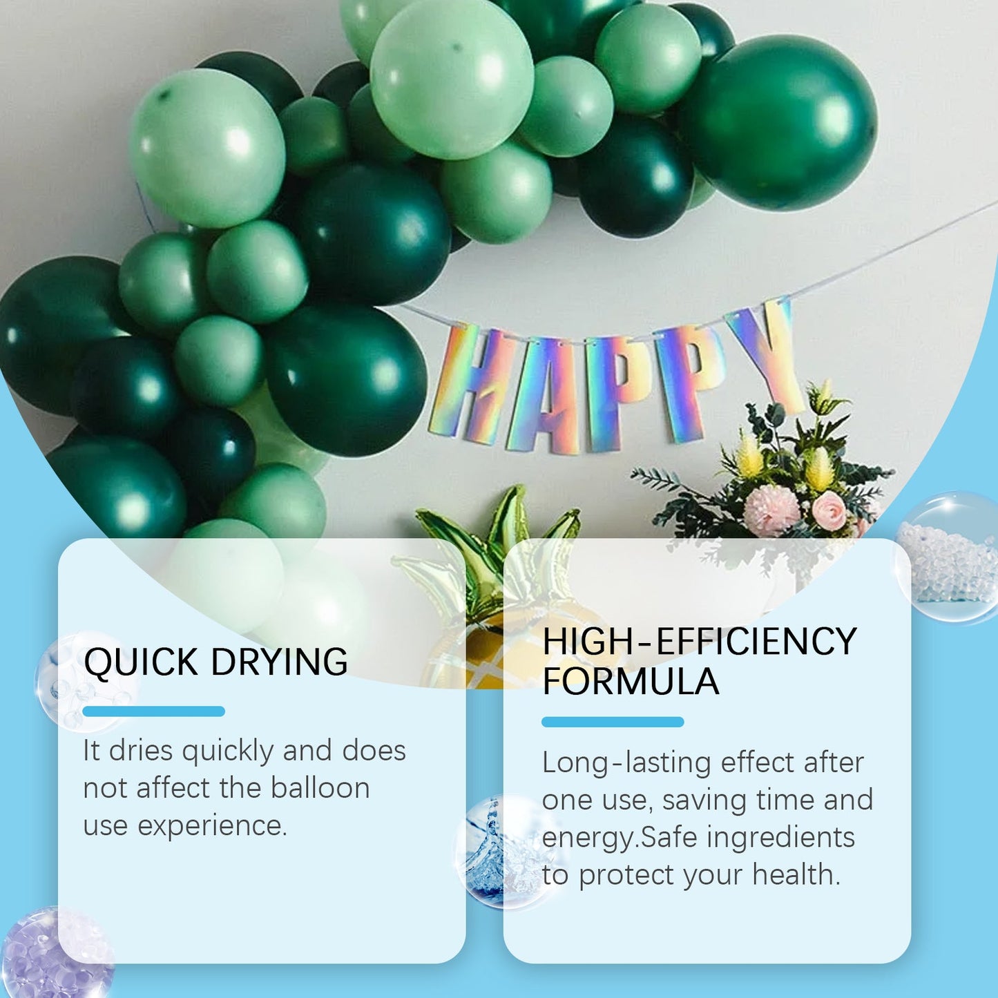 Balloon Highlight Spray, Anti - Oxidation To Keep The Appearance Of The Balloon Bright And Enhance The Gloss Scene Decoration - DivineLink1 | Electronics, Fitness, Household Essentials | Shop