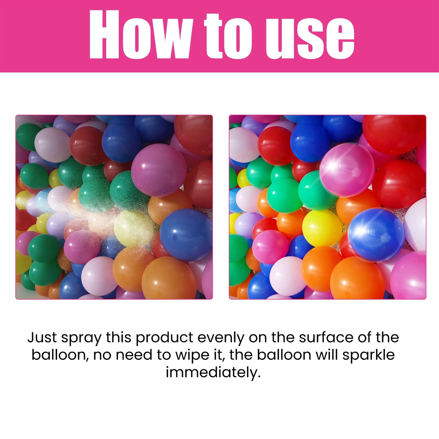 Balloon Shiny Spray, Keep The Surface Texture Of The Balloon Luster Lasting Without Oxidizing The Scene Decoration - DivineLink1 | Electronics, Fitness, Household Essentials | Shop
