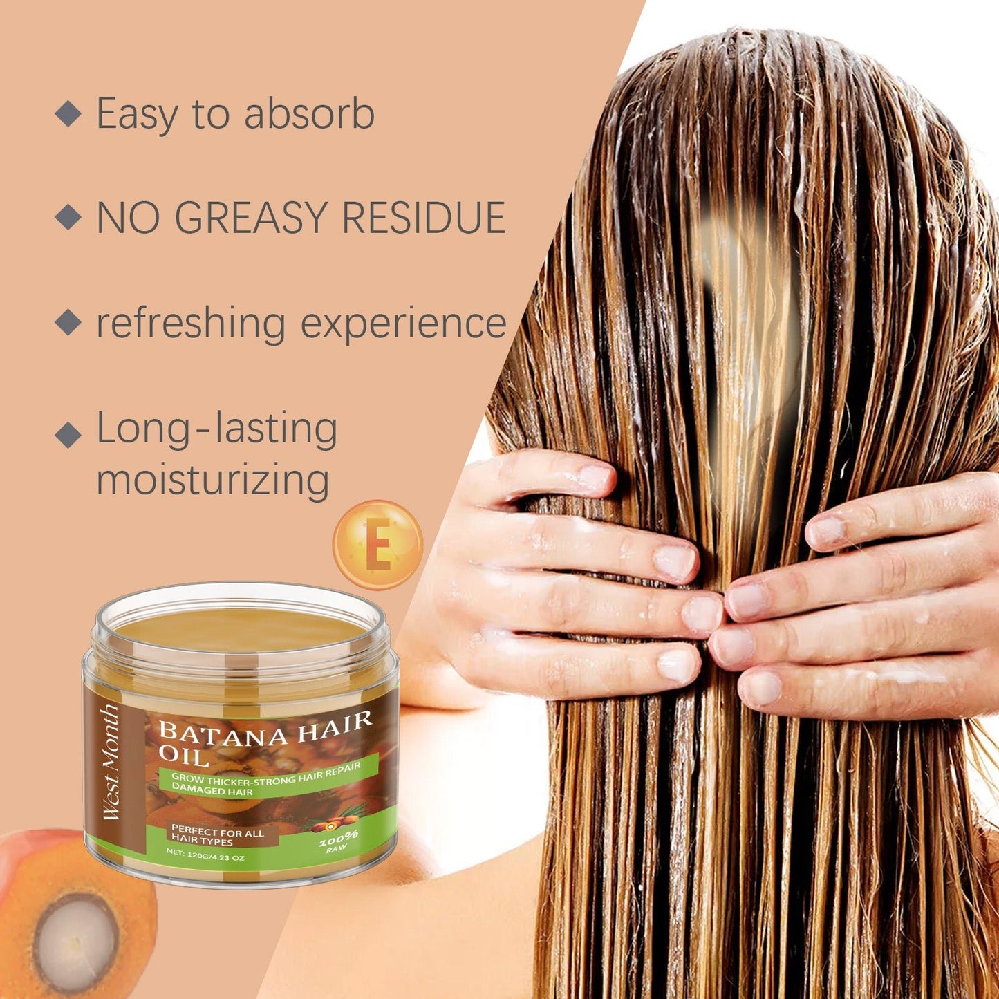 Batana Hair Care Oil, Moisturizing And Repairing Dry Hair, Soft And Smooth Hair Care Oil - DivineLink1 | Electronics, Fitness, Household Essentials | Shop
