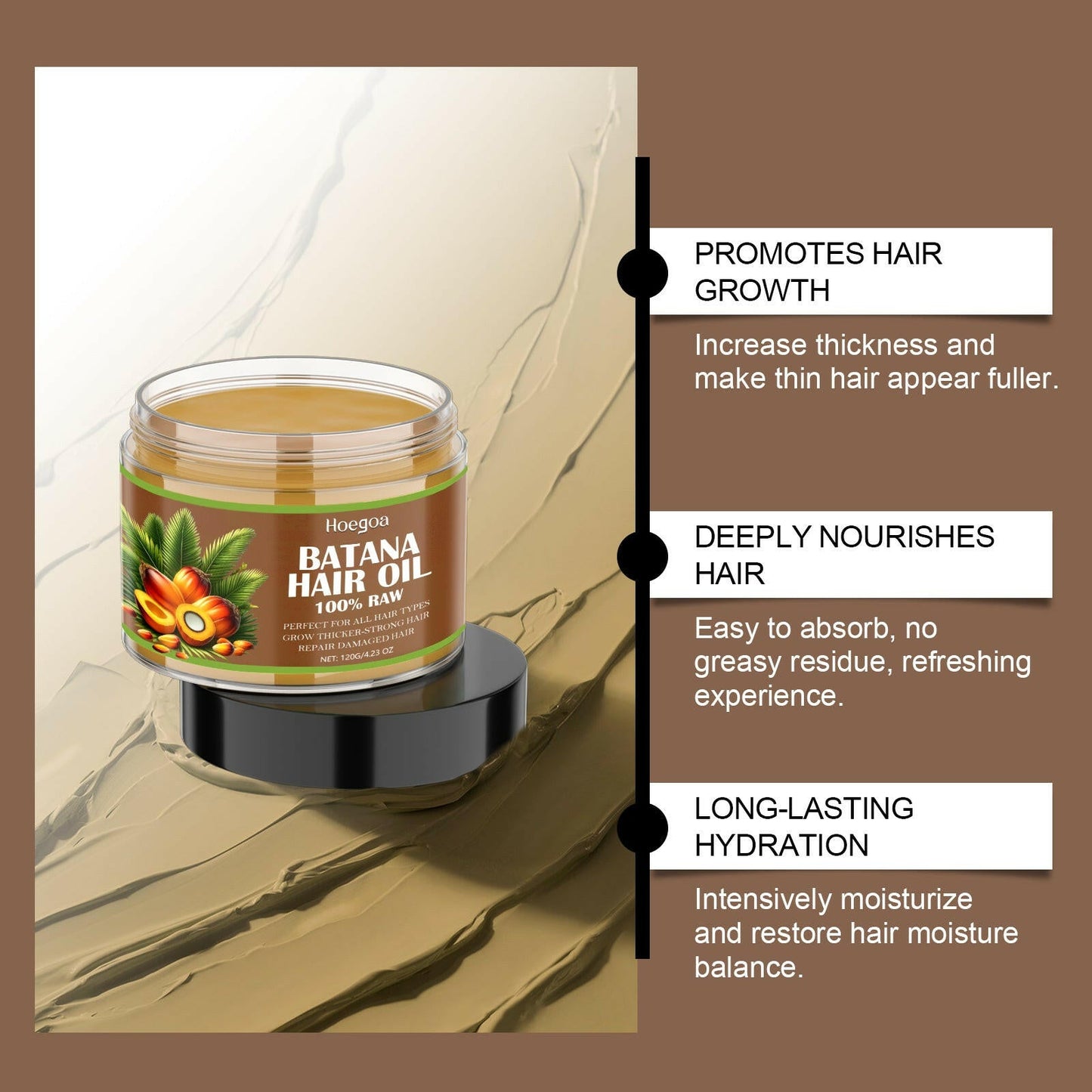 Batana Hair Care Oil, Nourishing Scalp, Hydrating Repair, Hydrating Hair Care And Smoothing Essence - DivineLink1 | Electronics, Fitness, Household Essentials | Shop