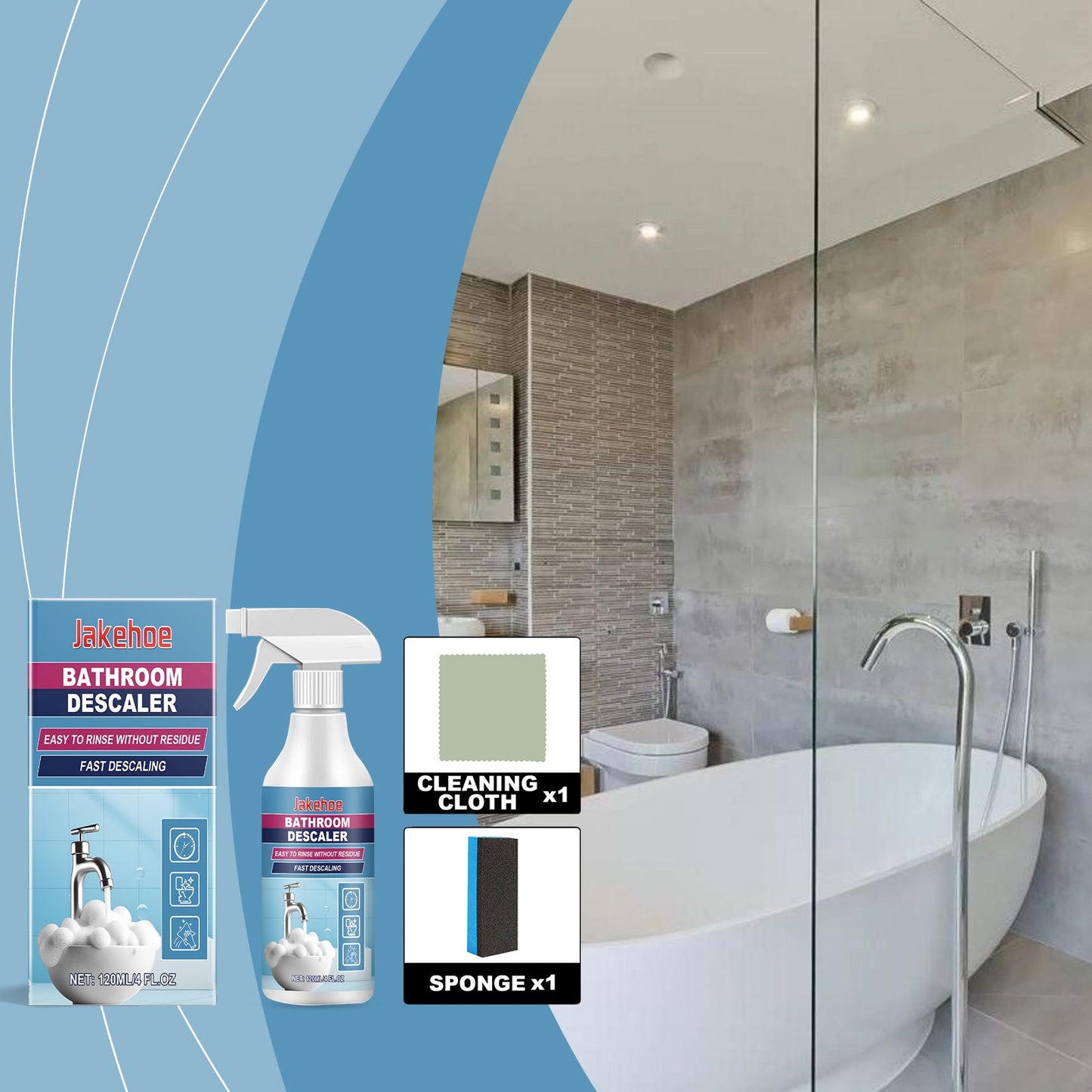 Bathroom Dirt Cleaner Bathroom Toilet Faucet Decontamination Decontamination Clean Multi - Functional Cleaning - DivineLink1 | Electronics, Fitness, Household Essentials | Shop