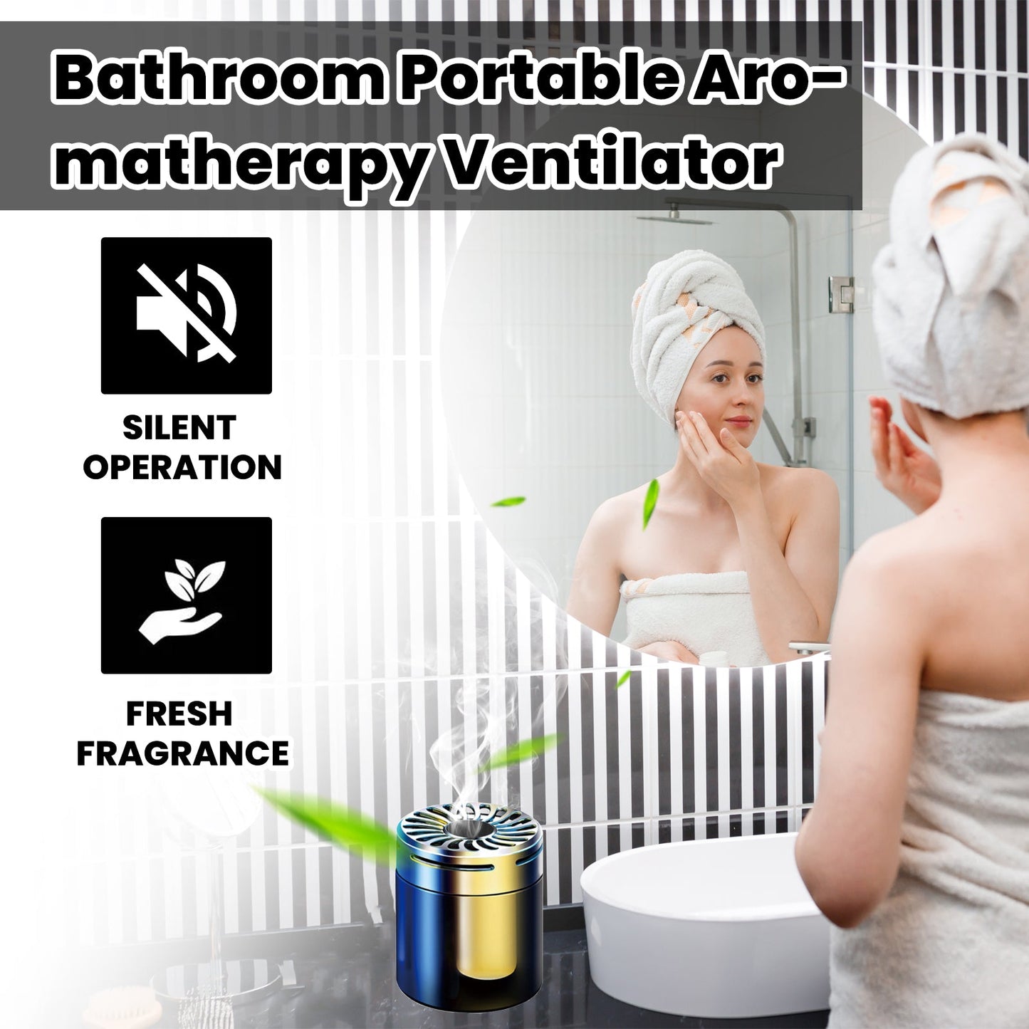Bathroom Portable Ventilation Aromatherapy, Car Aromatherapy Bathroom Bedroom Deodorant Adornment - DivineLink1 | Electronics, Fitness, Household Essentials | Shop