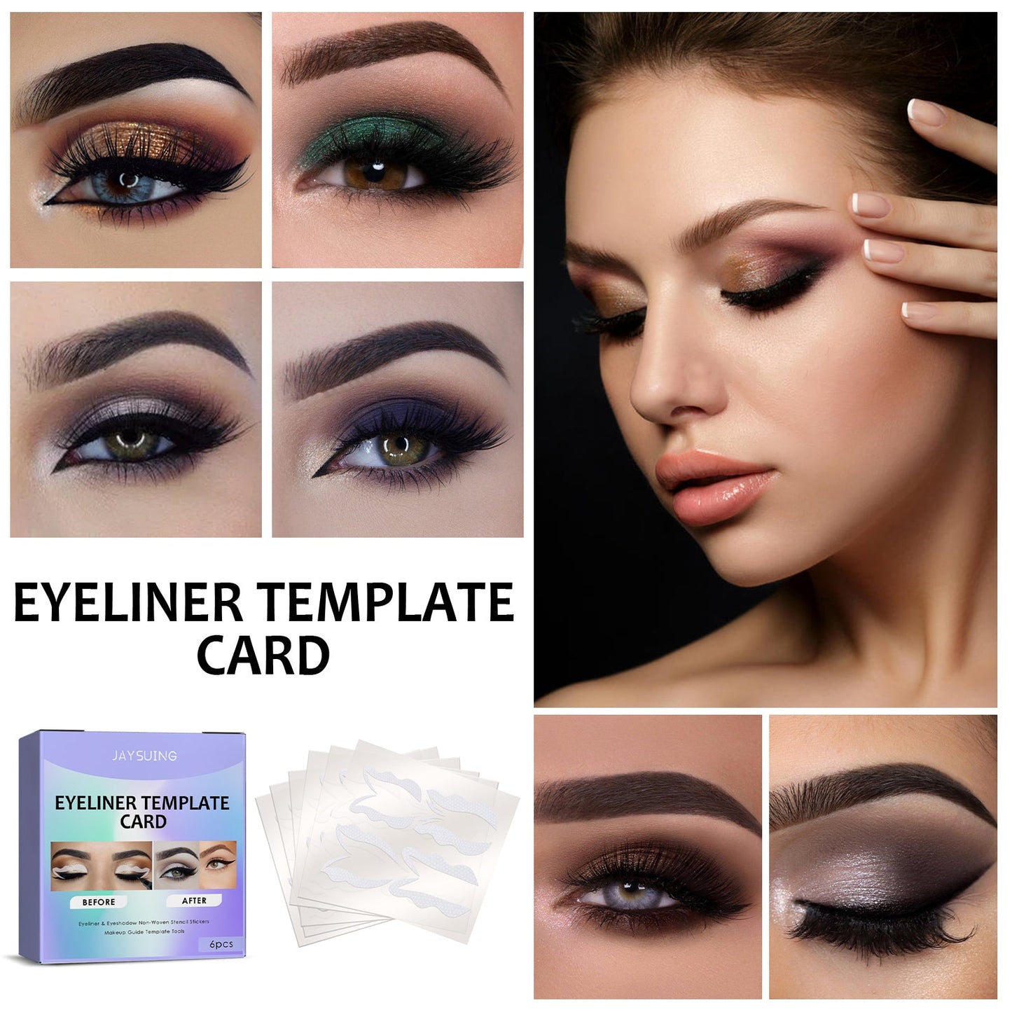 Beginner Eyeliner Assist Template, Lazy Beginner Beauty Tool Quick Makeup Eye Makeup Artefact - DivineLink1 | Electronics, Fitness, Household Essentials | Shop