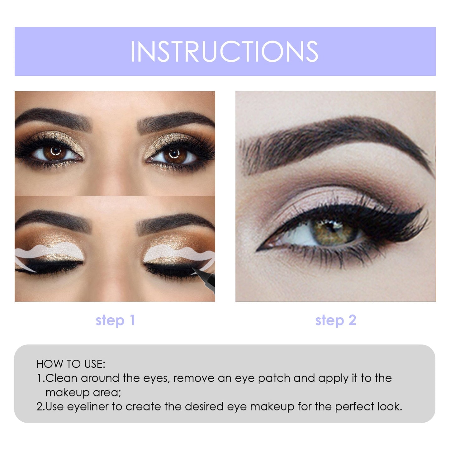 Beginner Eyeliner Assist Template, Lazy Beginner Beauty Tool Quick Makeup Eye Makeup Artefact - DivineLink1 | Electronics, Fitness, Household Essentials | Shop