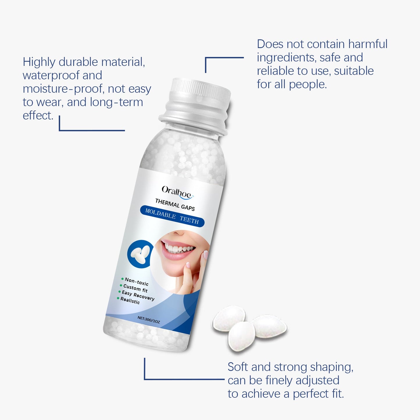 Can Shape Solid Dental Glue To Modify Teeth Temporary Hole Filling Glue Denture Glue - DivineLink1 | Electronics, Fitness, Household Essentials | Shop