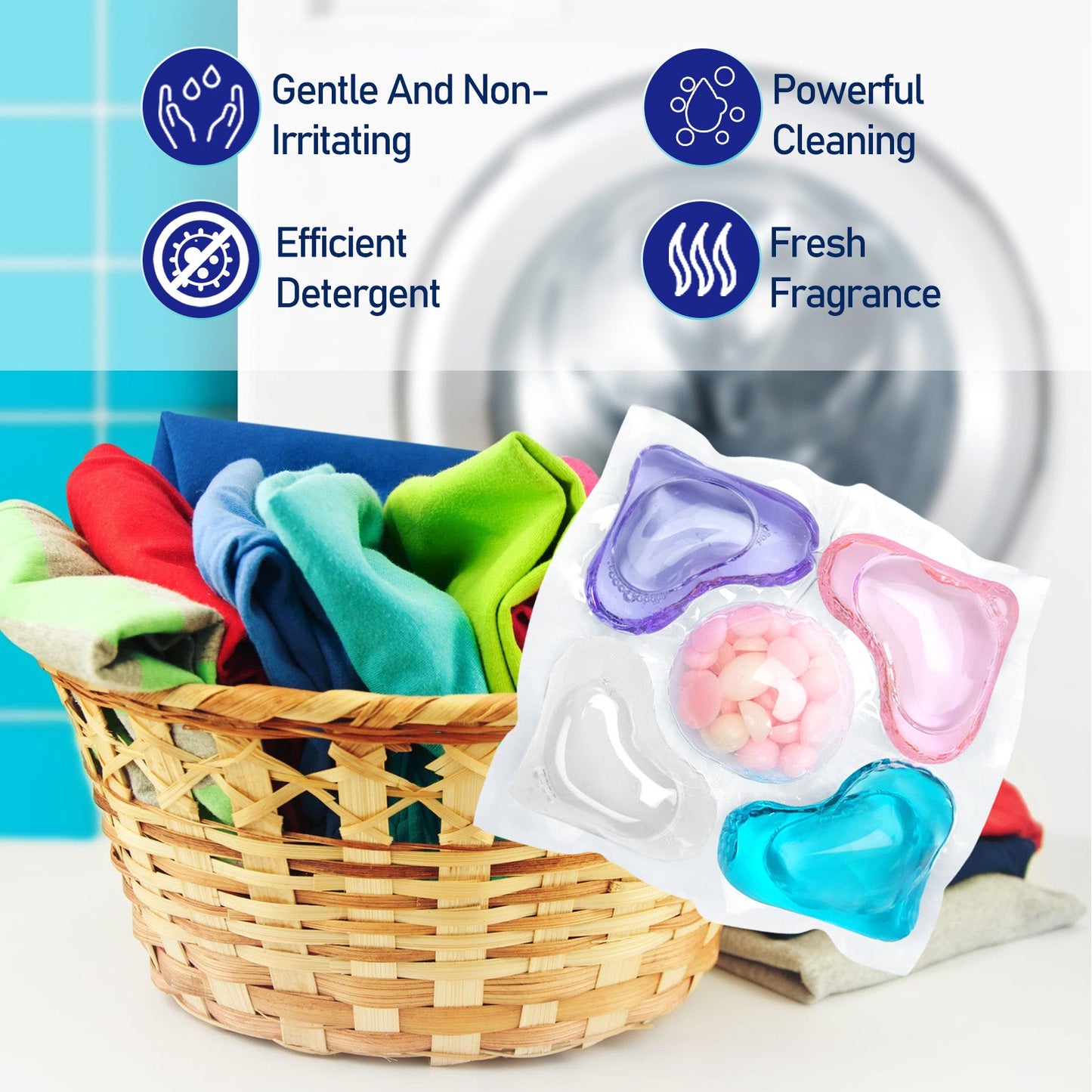 Cleaning Guardian Beads, Gently Clean Oil Stains And Stains With Long Lasting Fragrance Laundry Gel - DivineLink1 | Electronics, Fitness, Household Essentials | Shop