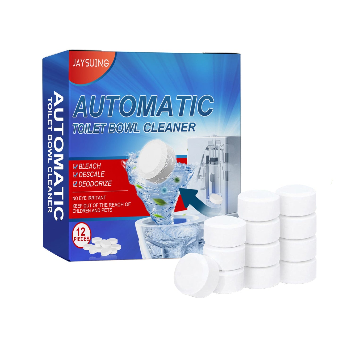 Cleaning Tablets, Household Toilet Odor - Stain Remover Descaling Decontamination Effervescent Cleaning Tablets - DivineLink1 | Electronics, Fitness, Household Essentials | Shop
