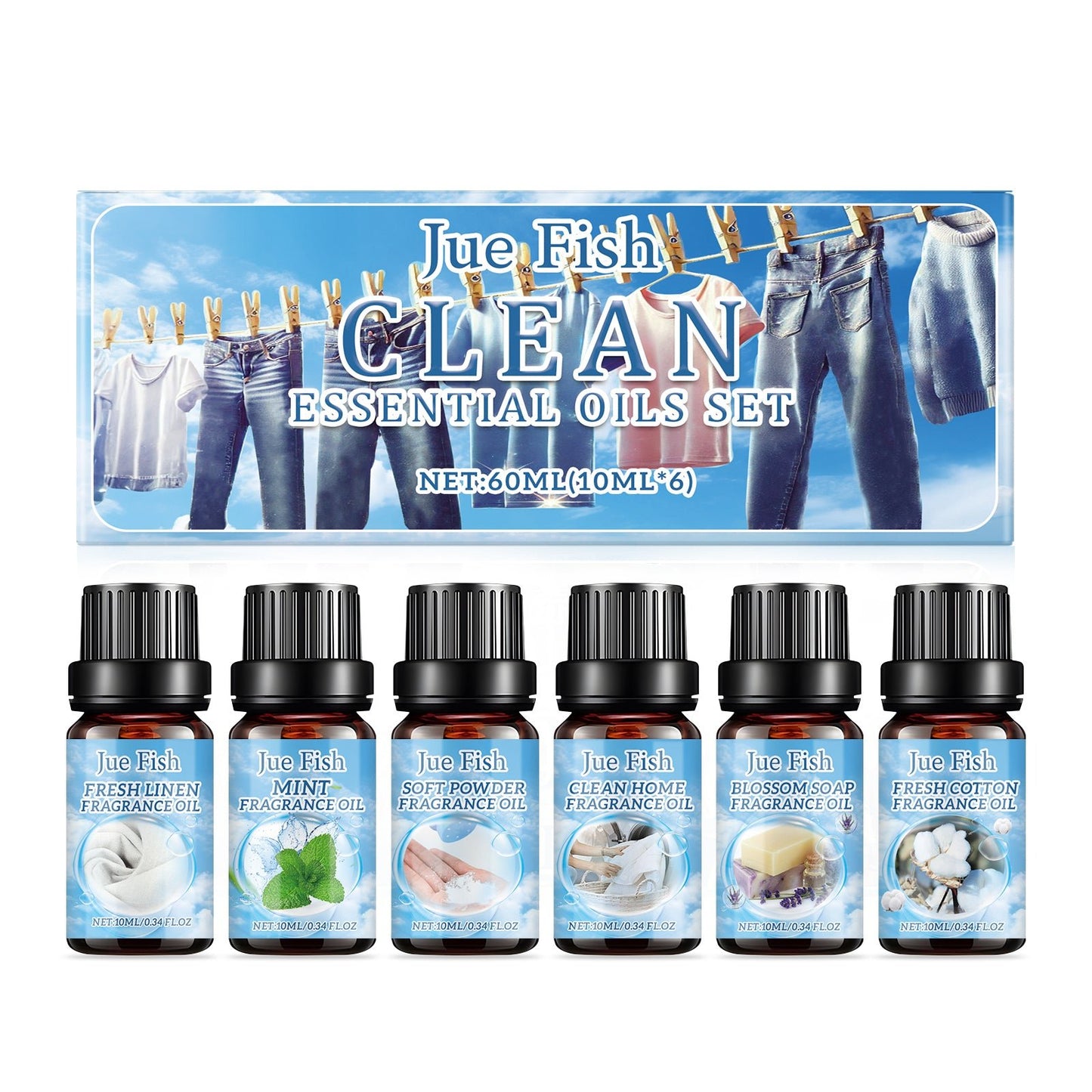 Cleansing Essential Oil Set, Fresh Natural Humidifier Essential Oil Lasting Essential Oil Perfume Oil - DivineLink1 | Electronics, Fitness, Household Essentials | Shop