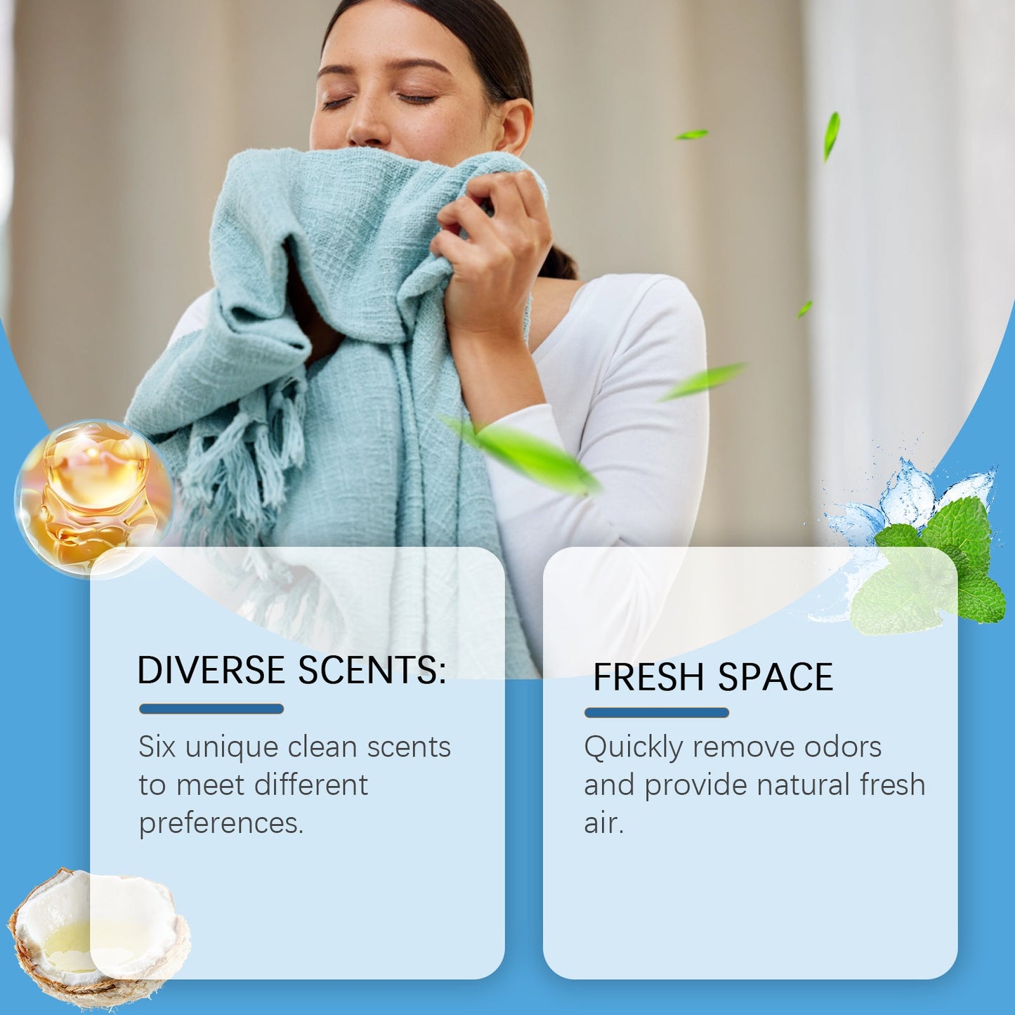 Cleansing Essential Oil Set, Fresh Natural Humidifier Essential Oil Lasting Essential Oil Perfume Oil - DivineLink1 | Electronics, Fitness, Household Essentials | Shop