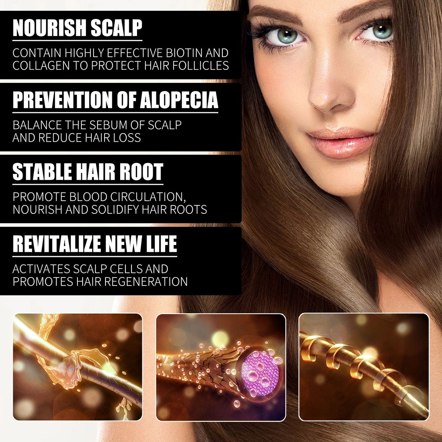 Collagen B7 Vitamin Hair Care Essential Oil Nourishes Hair Gently And Softens Hair - DivineLink1 | Electronics, Fitness, Household Essentials | Shop