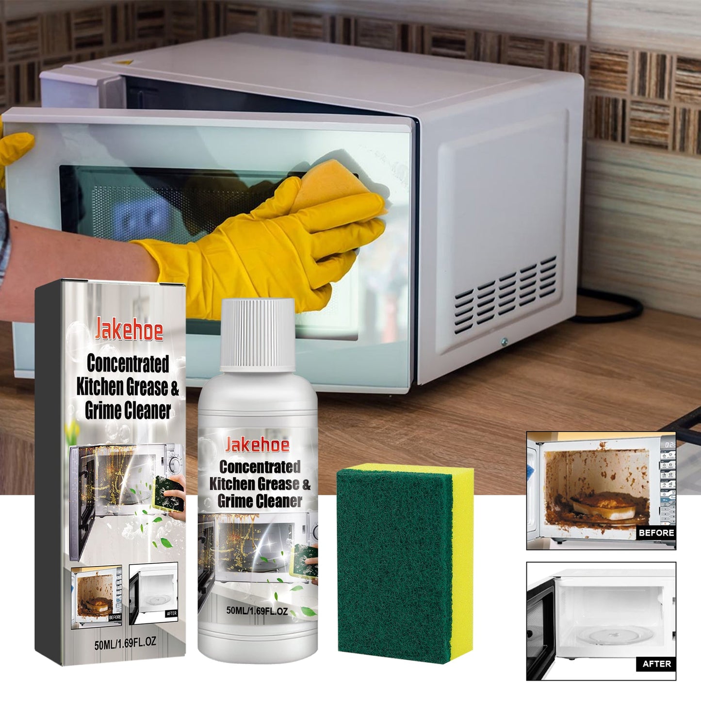 Concentrated Kitchen Greases & Grime Cleaner, Range Hood Oven Stubborn Oil Cleaning Multi - Functional Dirt Cleaner - DivineLink1 | Electronics, Fitness, Household Essentials | Shop