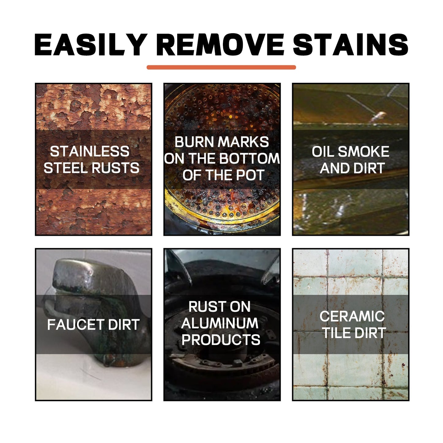 Cookware Cleaner, Kitchen Faucet To Remove Dirt And Water Stains Stainless Steel Rust Cleaning Agent - DivineLink1 | Electronics, Fitness, Household Essentials | Shop